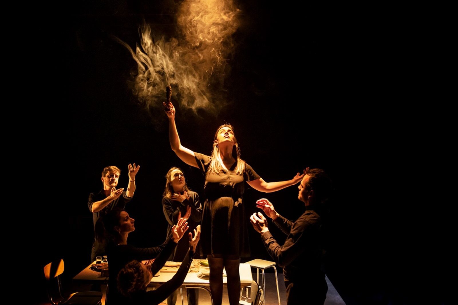 Réunion de famille dramatique